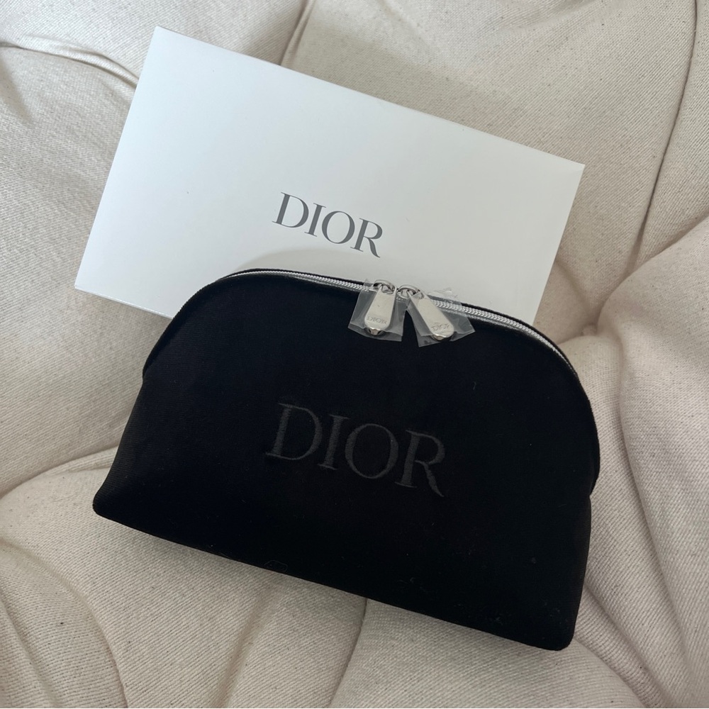 BRAND NEW Dior Black Cosmetic Pouch/Bag/Clutch